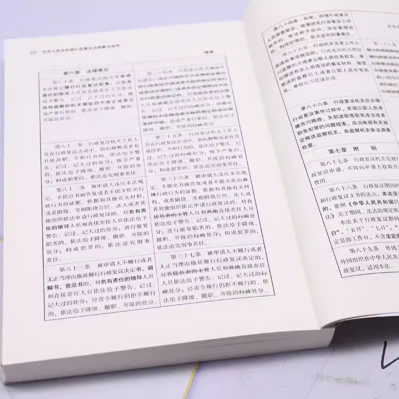 正版中华人民共和国行政复议法理解与适用 周佑勇主编 中国法制出版社 专家编写逐条解读以案释法逐条解读 防范法律风险考书 - 图3