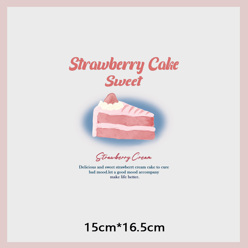 小狗甜品草莓面包图案烫画贴热转印烫图印花可爱女生儿童萌宝镂空,淘宝优惠券,粉丝福利购,淘宝优惠卷