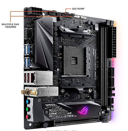 华硕ROG STRIX X470-I GAMING台式机am4主板AMD R7 5600g 5950x - 图0