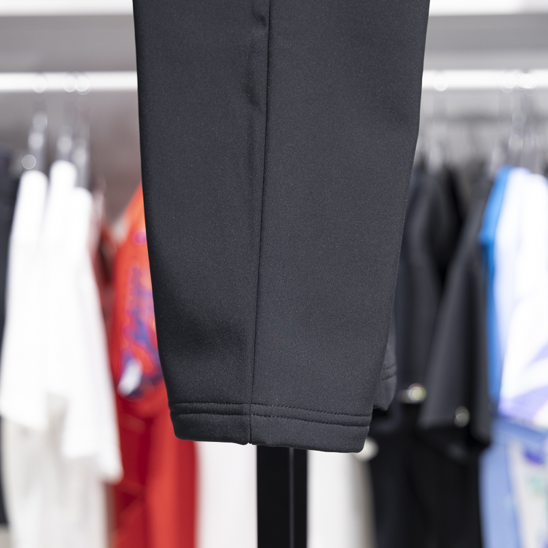 李宁加绒裤男士2024冬季款保暖梭织防风直筒平口运动长裤AYKU525 - 图2