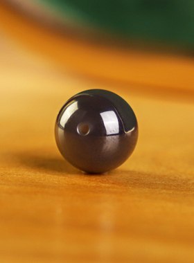 新疆和田玉烟紫散珠12mm
