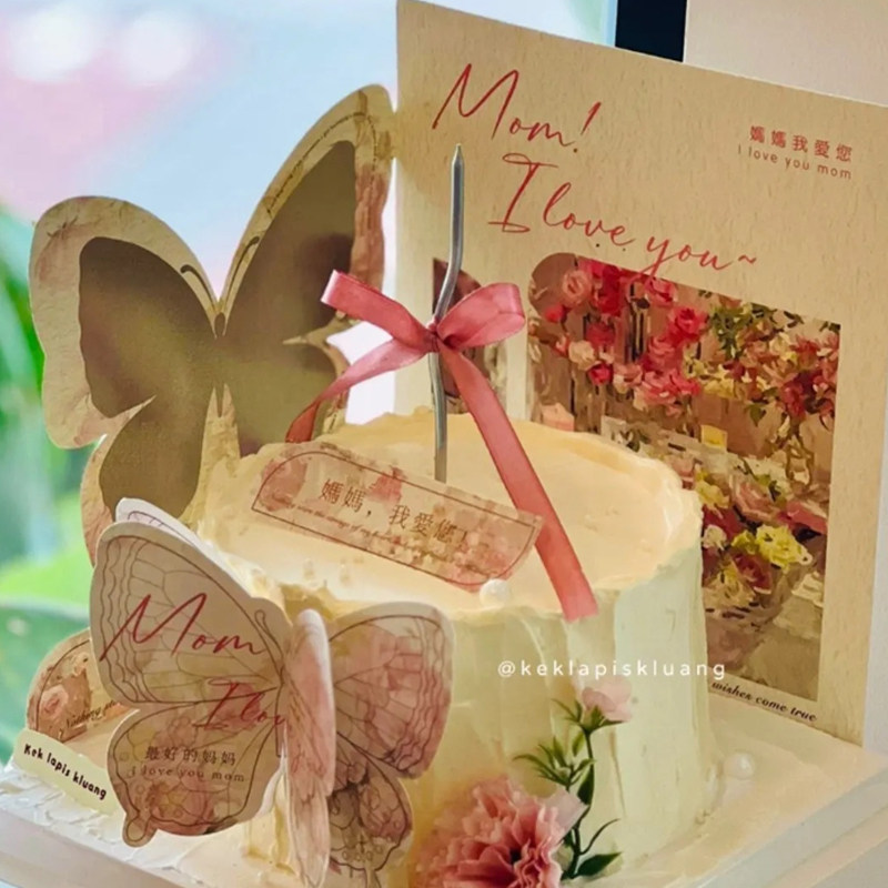 5.11母亲节莫奈花园印花蝴蝶围边节日快乐卡片纸杯蛋糕mom插件,淘宝优惠券,粉丝福利购,淘宝优惠卷