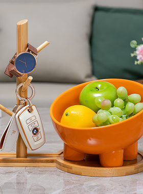 大容量玄关陶瓷北欧客厅收纳盒