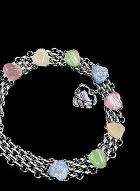 原创手作夏日甜心choker项链颈链