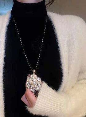 水晶水晶串珠女民族风大气毛衣链