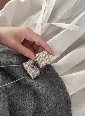 合金女新中式复古包包毛衣链长款