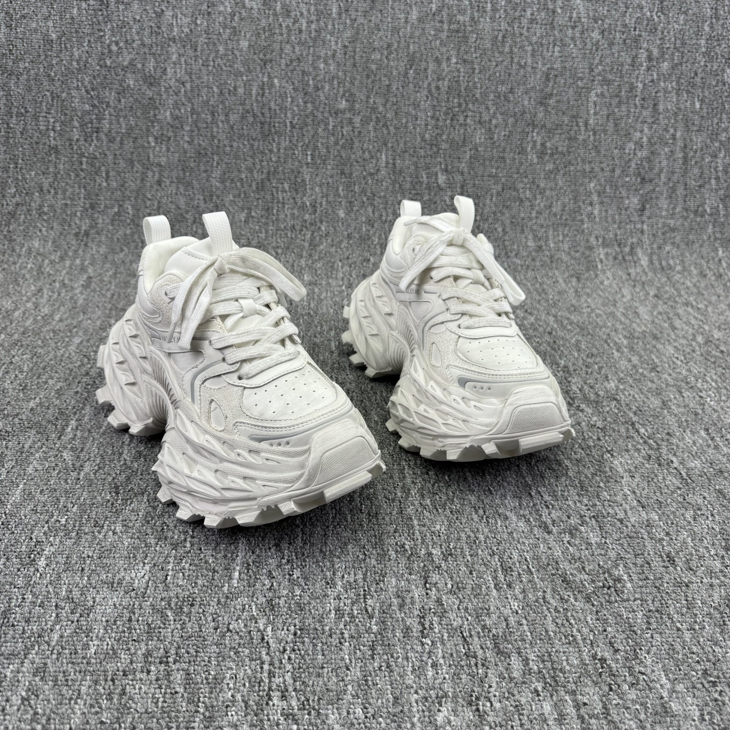 欧洲站欧货真皮女鞋2025秋季新款高跟厚底松糕鞋系带拼色老爹鞋潮,淘宝优惠券,粉丝福利购,淘宝优惠卷