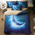 Starry Star In Gối Case Học sinh Ký túc xá Bộ gối đặt chải màu xanh Vỏ gối 48 * 74 - Gối trường hợp gối văn phòng Gối trường hợp