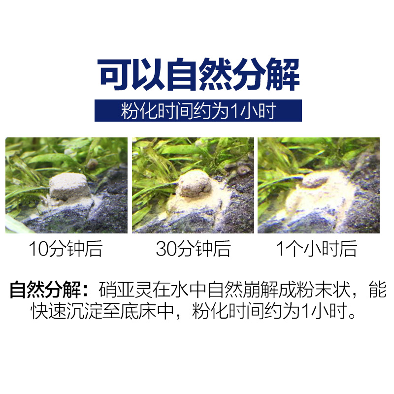 森森硝亚灵养鱼硝化细菌鱼缸净水剂开缸免换水片剂水族消化细菌 - 图3