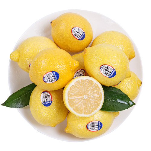 新奇士柠檬140只新鲜包邮收藏送5只进口柠檬小果 - 图1