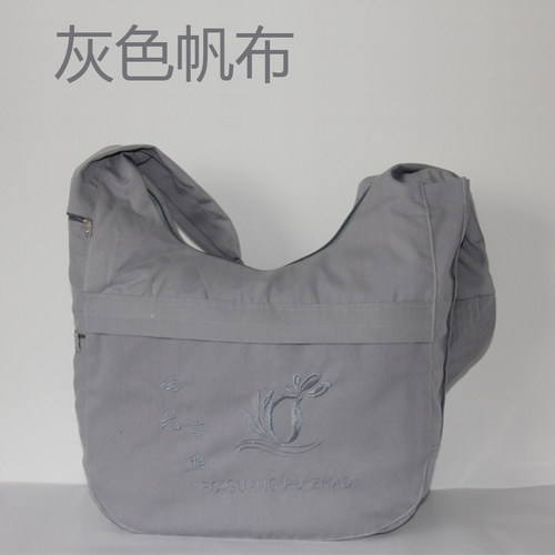 僧包居士包烧香袋念佛包寺院和尚帆布包出家人禅修单肩斜跨包 - 图1