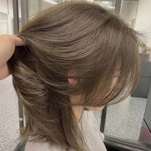雾感棕染发剂2023新款流行色自己在家染发女纯膏黑茶植物新款显白 - 图2