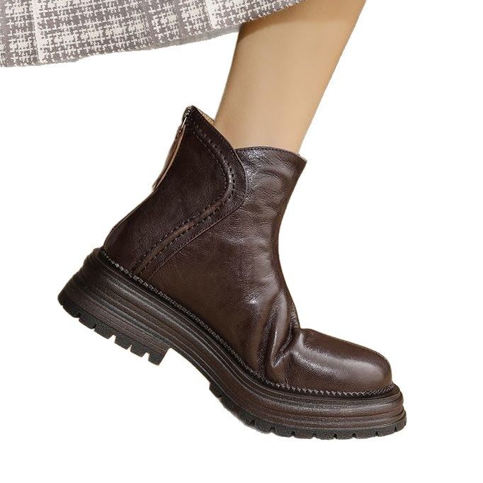 新款东北棉靴皮毛一体雪地靴女冬加绒加厚棉鞋短靴厚底英伦马丁靴,淘宝优惠券,粉丝福利购,淘宝优惠卷