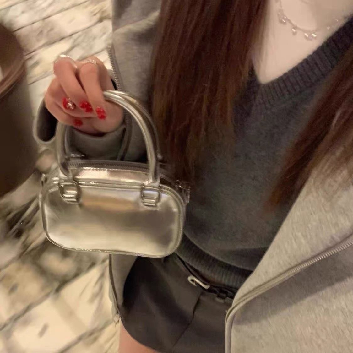 小众设计迷你手机包保龄球手提包网红同款波士顿单肩斜挎包包女,淘宝优惠券,粉丝福利购,淘宝优惠卷