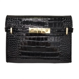 Ретро сумка на одно плечо, сумка через плечо, коллекция 2023, премиум класс, крокодиловый принт