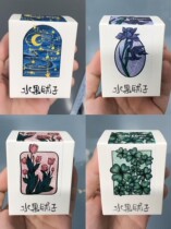 (fruit bunk) glass flower window series pen ink