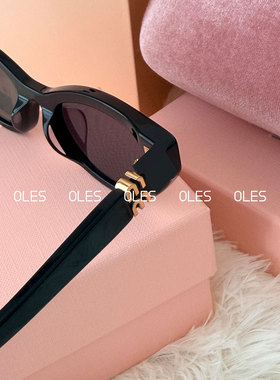 【OLES】2026新款小框猫眼板材金属标墨镜女遮阳防嗮百搭太阳镜