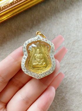 龙婆瑞 佛历2536年招財圣物 泰国佛牌泰国手工吊坠挂件 特色摆件