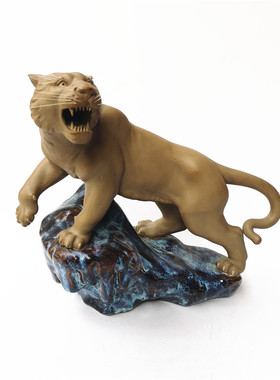 石湾公仔陶瓷镇宅虎家居装饰