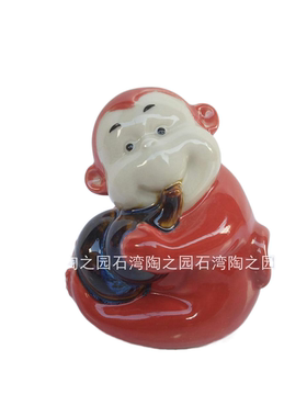 公仔猴子吉祥三宝家居装饰创意送