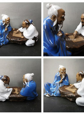 特价石湾公仔工艺陶瓷客厅摆件