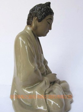 公仔镇宅保平安佛像如来石湾陶瓷