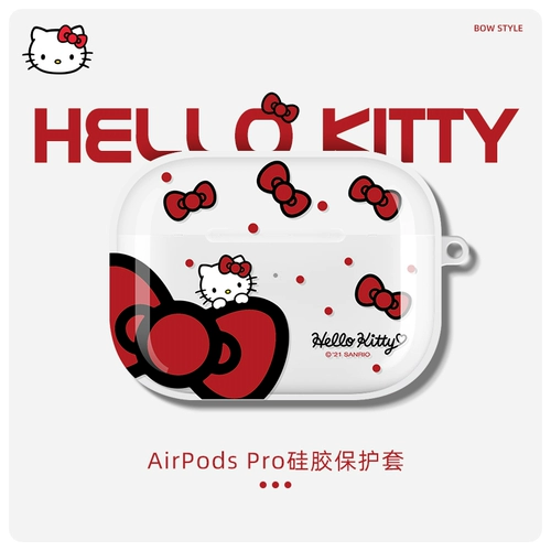 Hello Kitty, hello kitty, apple, прозрачный защитный чехол, наушники, pro2