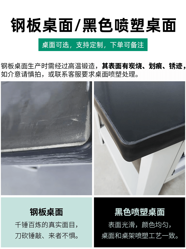 新品工作台桌面钳工台钢铁钳重型柏虎钳桌配铁操作台维修面板工装 - 图2