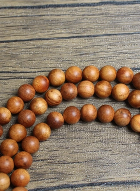 雷击桃木佛珠手串108颗规格8mmX18颗个别珠子带一点点雷击手工磨