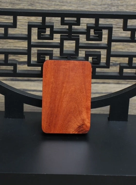 雷击枣木牌无事牌素面挂件吊坠随身配饰老料深色精雕手工