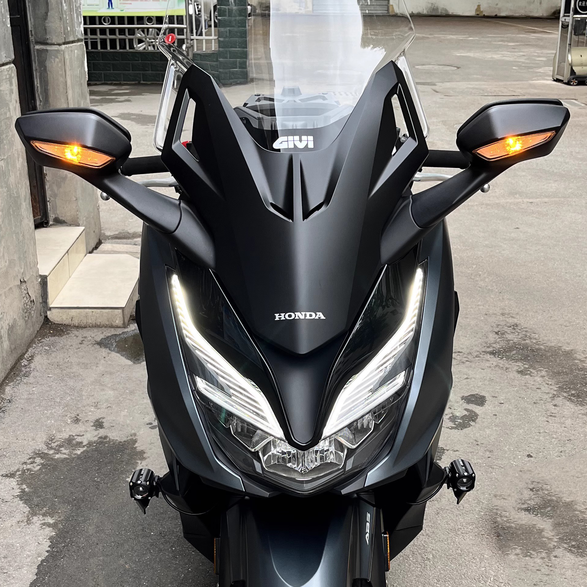 适用本田佛沙350X行车双闪改装超车灯开关NSS350专用危险警示灯-图1