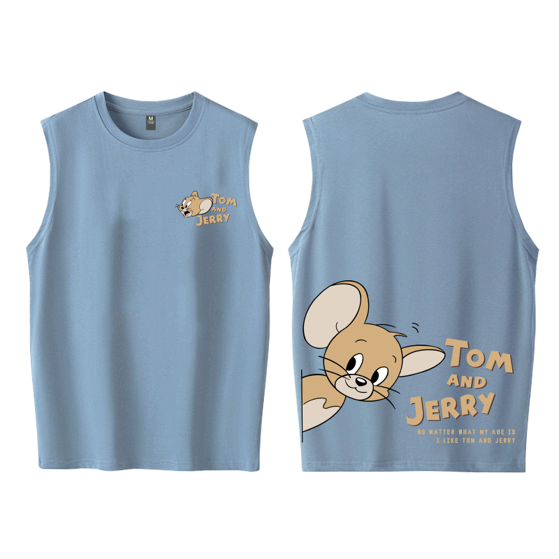 欧美动漫卡通猫和老鼠运动t恤衫 dnaagT恤