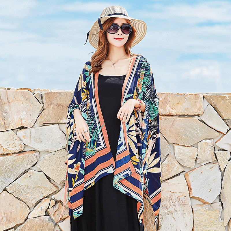 墨莎夏季复古泰国海边度假沙滩裙 墨莎服饰连衣裙