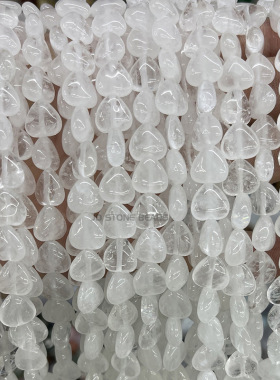 10*4mm桃心散珠水晶玛瑙爱心diy饰品配件服装辅料颜色多