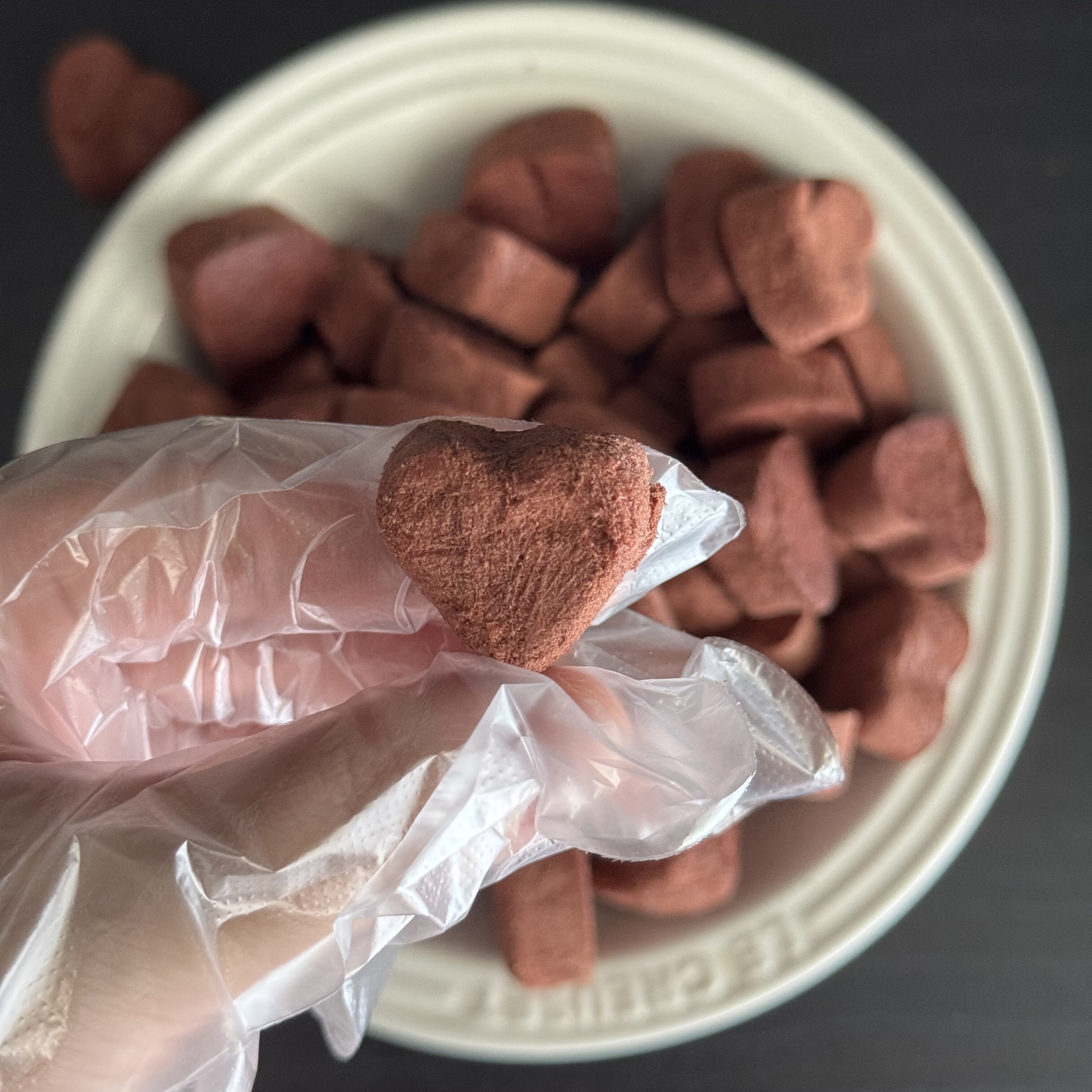 满满的血红素 吃出粉粉鼻头 宠物零食犬猫通用心型兔血冻干补铁,淘宝优惠券,粉丝福利购,淘宝优惠卷