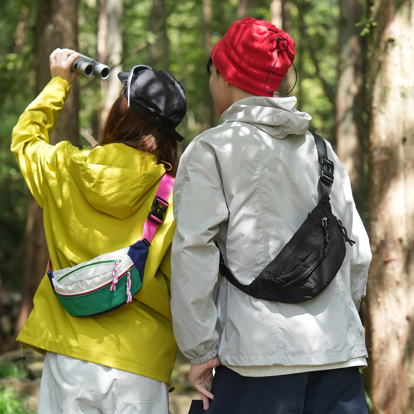 高级轻便斜挎包胸包男女同款2026新款潮单肩包骑行小挎包运动腰包