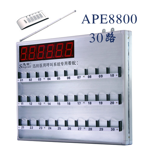 迅铃APE8800专用主机 病人病员一览表无线呼叫器主机医院呼叫系统 - 图1