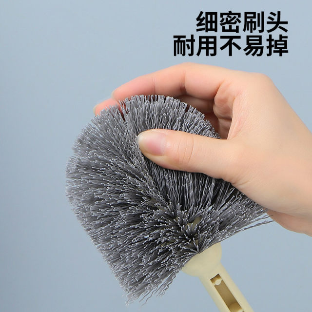 Increases of toilet brush home without dead ends 2024 new long -handed squatting pit wall -mounted toilet toilet artifact cleaning brush