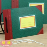 A4 кожаная кожаная страница Ledger Ledger кожа 18K Ledger 18K Ledger Sealing Book Financial Suppors A4 Color Account Обложка 2902 Color Top Clip.
