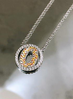 【清仓】Jelly Girl 925纯银梦想编织字母项链锁骨链 小众专属