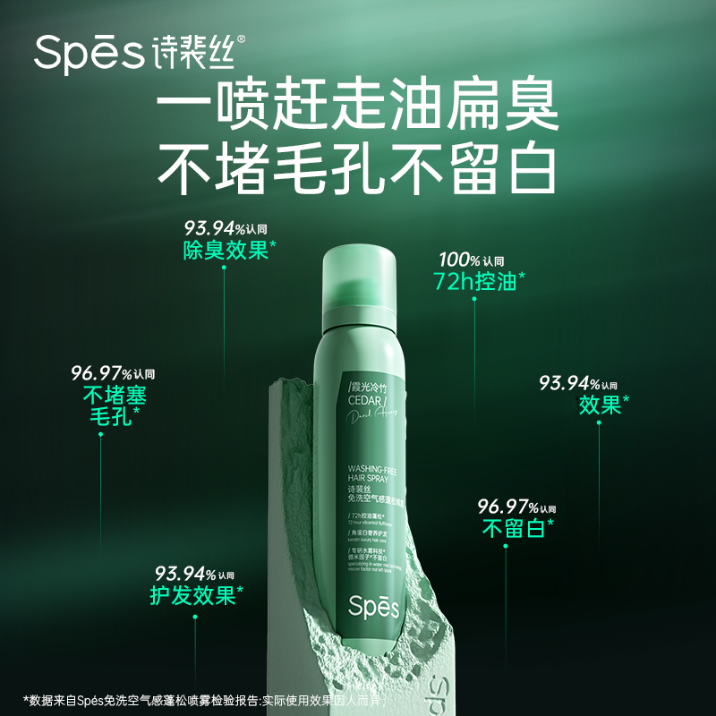 spes诗裴丝干发喷雾免洗蓬松喷雾空气感头皮去油神器头发,淘宝优惠券,粉丝福利购,淘宝优惠卷