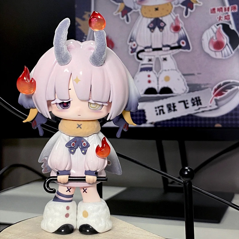 新品玩乐寻潮Missy甜丧萝莉第二代盲盒乌鸦乐园系列潮玩礼物摆件_