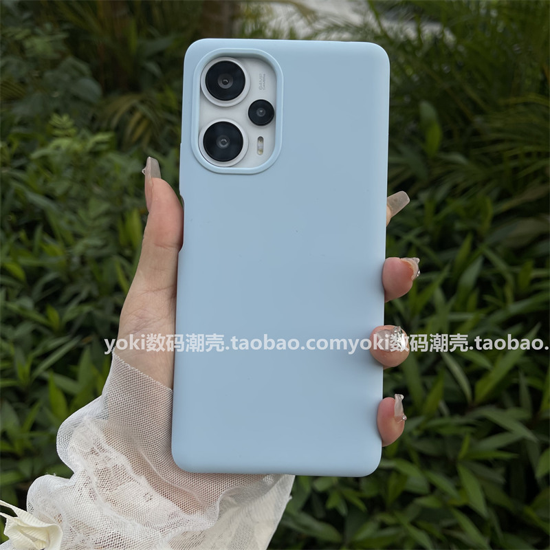 适用于红米Note12turbo手机壳液态硅胶哈利波特全包保护套耐脏防摔滑简约纯色雅致新 - 图2