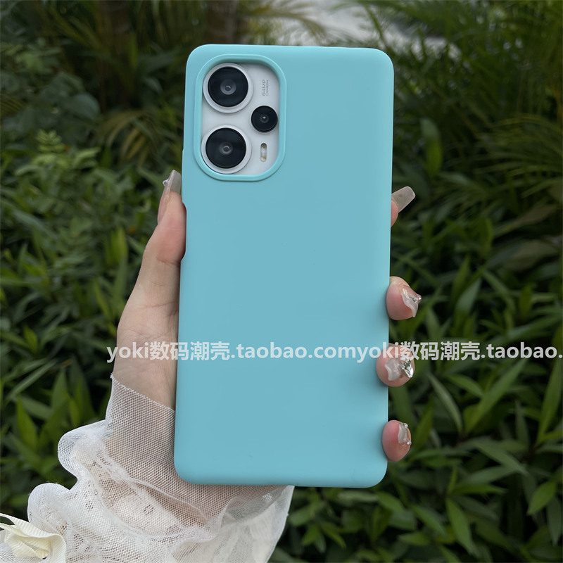 适用于红米Note12turbo手机壳液态硅胶哈利波特全包保护套耐脏防摔滑简约纯色雅致新 - 图3