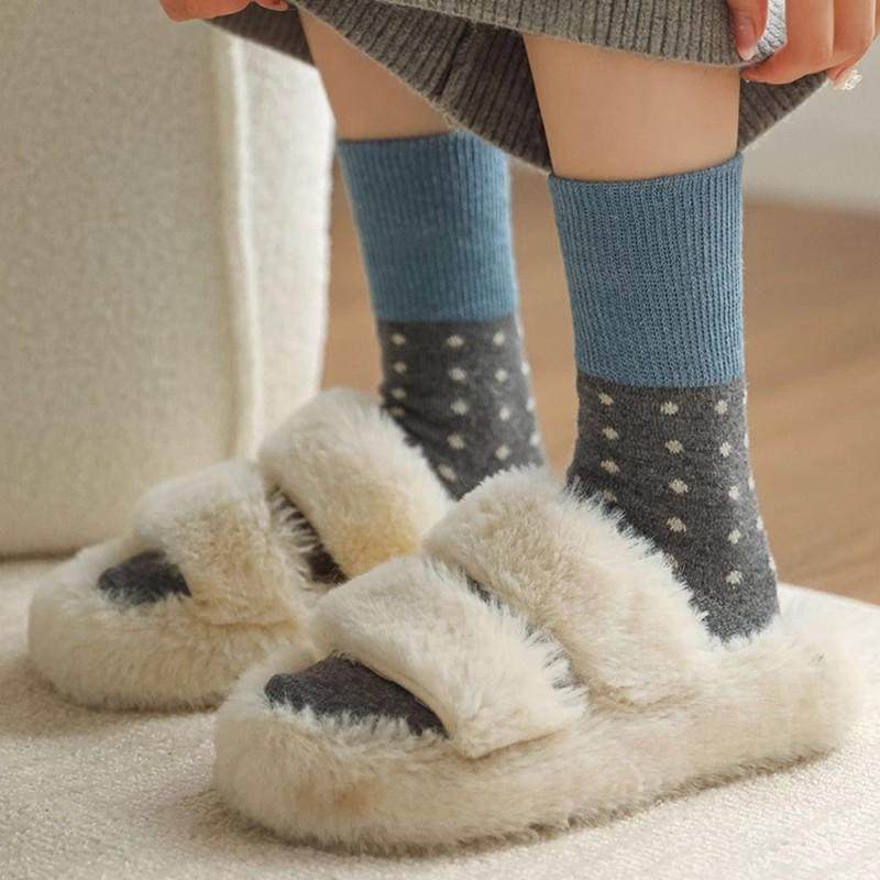 灰色袜子女秋冬款中筒袜纯棉韩国2025新款爆款堆堆袜长筒袜春秋季,淘宝优惠券,粉丝福利购,淘宝优惠卷