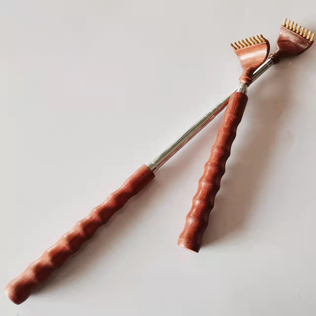 伸缩挠红花梨伸缩痒痒挠不求人可伸缩痒痒挠方便携带