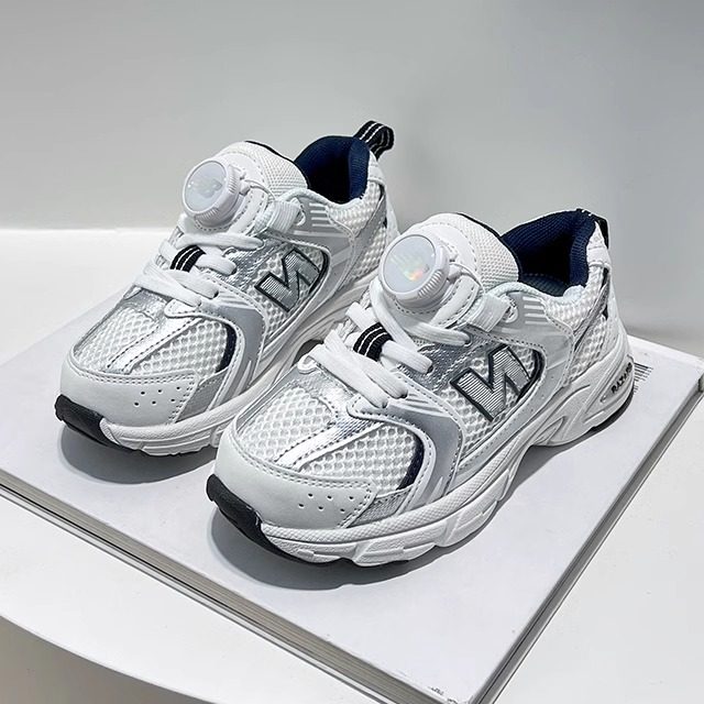 女童运动鞋2025秋冬新款潮牌儿童加绒老爹鞋旋转扣宝宝男童跑步鞋,淘宝优惠券,粉丝福利购,淘宝优惠卷