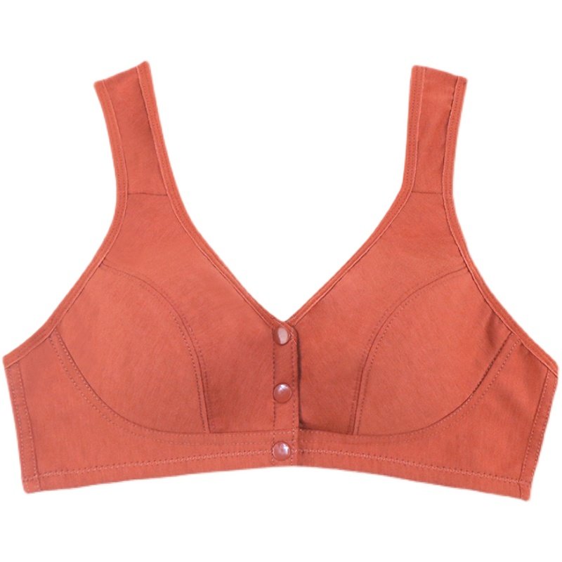 妈妈内衣文胸无钢圈胸罩中老年人背心式中年妇女红色本命年50岁牛,淘宝优惠券,粉丝福利购,淘宝优惠卷