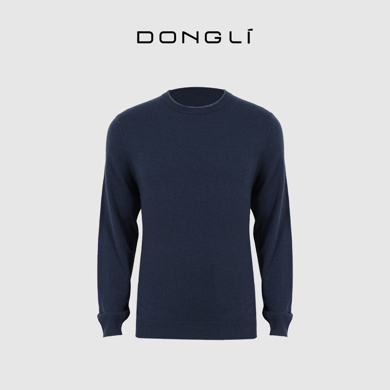 东黎•山羊绒 秋冬男士圆领纯绒保暖宽松舒适百搭套头羊绒衫,淘宝优惠券,粉丝福利购,淘宝优惠卷