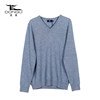 Dongli men's V-neck all-match pullover cashmere sweater